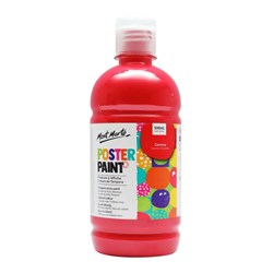 MONT MARTE POSTER PAINT 500ml - Carmine Red